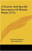 Generic and Specific Description of British Plants (1775)