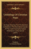 Unfoldings Of Christian Hope
