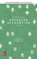 ISE Fundamentals of Advanced Accounting