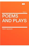 Poems and Plays Volume 1: (English)