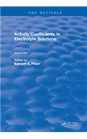 Activity Coefficients in Electrolyte Solutions