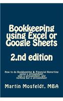 Bookkeeping using Excel or Google Sheets 2.nd edition