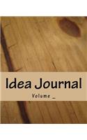 Idea Journal: Wood Cover