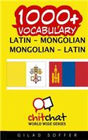 1000+ Latin - Mongolian Mongolian - Latin Vocabulary