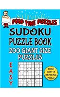 Poop Time Puzzles Sudoku Puzzle Book, 200 Easy Giant Size Puzzles