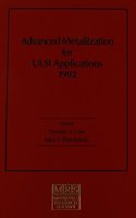 Advanced Metallization for ULSI Applications 1992: Volume 8