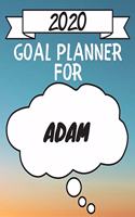 2020 Goal Planner For Adam