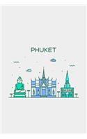 Phuket Minimalist Travel Notebook [Lined] [6x9] [110 pages]