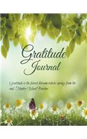Gratitude Journal - JUMBO Size: Gratitude is the fairest blossom which springs from the soul. - Henry Ward Beecher(English)