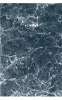 Marble Notebook: Blue Gray Marble Composition Book Soft CoverJournal Diary For School Girls Boys For Writing Notes