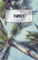 Turkey: Ruled Travel Diary Notebook or Journey Journal - Lined Trip Pocketbook for Men and Women with Lines