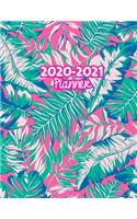 2020-2021 Planner: Two Year Calendar Organizer and Goal Journal - January 2020 - December 2021 Daily, Weekly and Monthly Planner Book with Back Sticker Expression Wall