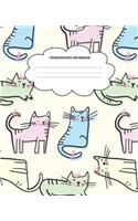 Kitty Composition Notebook