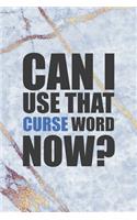 Can I Use That Curse Word Now?