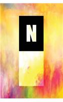 Monogram "N" Notebook