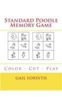 Standard Poodle Memory Game: Color - Cut - Play