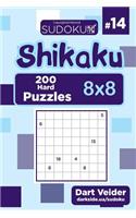 Sudoku Shikaku - 200 Hard Puzzles 8x8 (Volume 14)