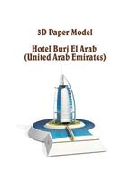 3D Paper Model Hotel Burj El Arab (United Arab Emirates)