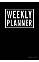 Weekly Planner - Undated Planner