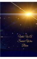 Unto Us A Savior Was Born: Christmas Edition Journal consisting of 100 pages 6 x 9 glossy cover