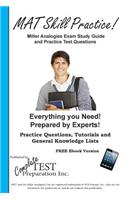 Miller Analogies Skill Practice!: Practice Test Questions for the Miller Analogies Test