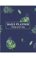 Daily Planner: Plan Your Day with Times Hour by Hour + to Do List, Goals & Notes Section, Undated & Professionally Designed Daily Organizer + Scheduler, Banana Lea