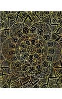 Journal Notebook Mandala Pattern 11: 172 Lined Numbered Pages With 3 Index Pages For Easy Organization in Large 8 x 10 Size For Journaling, Writing, Planning or Doodling.(94 Artsy Lined Journals)