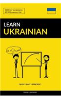 Learn Ukrainian - Quick / Easy / Efficient: 2000 Key Vocabularies