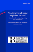 Von Der Wirkenden Und Möglichen Vernunft: Philosophie in Der Volkssprachigen Predigt Nach Meister Eckhart