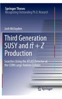 Third generation SUSY and t¯t +Z production