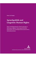 Sprachpolitik Und «Linguistic Human Rights»