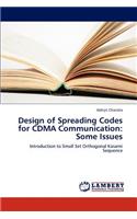 Design of Spreading Codes for Cdma Communication