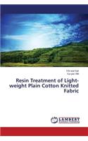 Resin Treatment of Light-Weight Plain Cotton Knitted Fabric