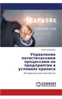 Upravlenie Logisticheskimi Protsessami Na Predpriyatii V Usloviyakh Krizisa