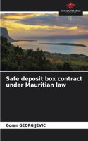 Safe deposit box contract under Mauritian law