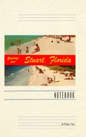 Vintage Lined Notebook Greetings from Stuart, Florida