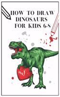 How to draw Dinosaurs for kids 6-8: draw 50 dinosaurs and other prehistoric animalstrace dinosaurs