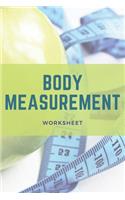 Body Measurement Worksheet