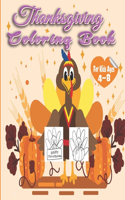 Thanksgiving Coloring Book For Kid Age 4-8