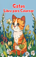 Libro Para Colorear de Gatos: Páginas Para Colorear Para Niños de 1 a 3 Años con Gatos