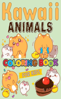 // Kawaii Animals Coloring Book for Kids
