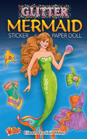 Glitter Mermaid Sticker Paper Doll