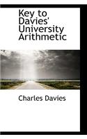 Key to Davies' University Arithmetic
