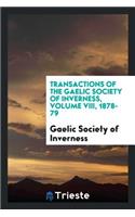 Transactions of the Gaelic Society of Inverness