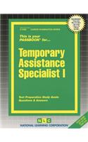 Temporary Assistance Specialist I