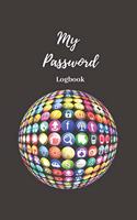 My Password Logbook: Personalized Journal & Organizer With Alphabetical Tabs(1 Journal with Love Book)