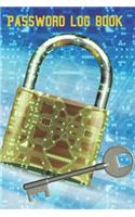Password Log book: Handy size Internet password notebook. Useful for organizing all those websites, passwords, usernames, email addresses and security questions