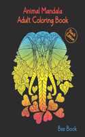 Animal Mandala Adult Coloring Book ( Black Edition ): Animal Mandala Designs and Stress Relieving Patterns For Stress Relieving And Relaxation.