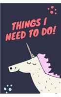 Things I Need to Do