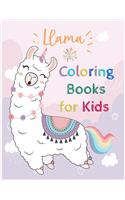 Llama Coloring Books for Kids